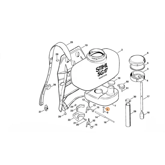 STIHL  Podkładka 0000 958 0600